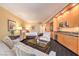 Cozy living space with kitchenette, sitting area, and comfortable bedroom at 2000 Fashion Show Dr # 4105, Las Vegas, NV 89109