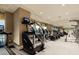 Spacious gym with modern exercise equipment and large windows overlooking the city at 2000 N Fashion Show Dr # 4015, Las Vegas, NV 89109