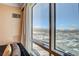 Bright living room featuring expansive windows with sweeping views of the city skyline at 2000 N Fashion Show Dr # 4015, Las Vegas, NV 89109