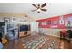 Spacious bedroom with unique decor and ample space at 2229 Armacost Dr, Henderson, NV 89074