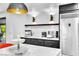 Gourmet coffee bar area featuring custom lighting and a floating wood shelf at 3189 Montecito Dr, Las Vegas, NV 89120