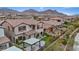 Beautiful two-story home boasts manicured landscaping, tile roof, backyard patio with pergola, and mountain views at 342 Molinetto St, Las Vegas, NV 89138
