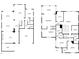 Detailed floor plan of a home featuring a living room, kitchen, dining area, and primary bedroom with balcony at 342 Molinetto St, Las Vegas, NV 89138