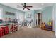 Vibrant bedroom with colorful decor, ample natural light, and a playful ambiance at 364 Trentino Alto St, Henderson, NV 89012