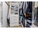 Walk-in closet with white shelving and ample storage space for clothes and accessories at 364 Trentino Alto St, Henderson, NV 89012