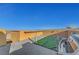Private roof deck featuring artificial turf and custom lighting, ideal for relaxing and entertaining at 3908 Total Eclipse St, Las Vegas, NV 89129