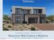 A modern Suncrest Mid-Century home with a two-car garage and low maintenance desert landscaping at 4853 Shady Ridge Dr, Las Vegas, NV 89135