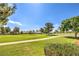Picturesque view of a pristine golf course, offering stunning green fairways and natural beauty at 5000 Linkside Dr, Las Vegas, NV 89130