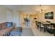 Spacious living area combining living, dining, and kitchen areas for easy entertaining and relaxing at 5415 W Harmon Ave # 2075, Las Vegas, NV 89103
