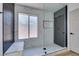 Sleek bathroom with a glass-enclosed shower, marble accents, and modern fixtures for a spa-like feel at 6126 Bedrock Ct, North Las Vegas, NV 89031