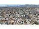 Vast aerial shot of a well-planned community showing street grids, schools, and lush landscaping at 6628 Celeste Ave, Las Vegas, NV 89107