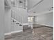 Bright entryway featuring a staircase, marble floors, and neutral colors leading to a living space at 6628 Celeste Ave, Las Vegas, NV 89107