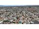 Community aerial view showcasing neighborhood homes, palm trees, and roads at 6628 Celeste Ave, Las Vegas, NV 89107