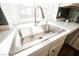 Stainless steel kitchen sink featuring a modern faucet and bright natural light from window at 6808 Indian Chief Dr # 204, Las Vegas, NV 89130