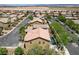 This aerial perspective highlights the property's sparkling pool and the home's desirable location at 6897 Linda Creek Ct, Las Vegas, NV 89178