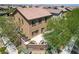 This inviting home boasts a private patio, complemented by mature trees and landscaping at 6897 Linda Creek Ct, Las Vegas, NV 89178