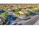 Primary-planned community featuring lush landscaping, neighborhood sidewalks, and manicured street medians at 8026 Sunset Creek St, Las Vegas, NV 89113