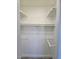 Interior of walk-in closet with adjustable shelving and ample storage space at 8455 W Sahara Ave # 258, Las Vegas, NV 89117