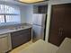 Updated kitchen featuring stainless steel appliances, ample cabinets, and modern countertops at 8455 W Sahara Ave # 258, Las Vegas, NV 89117