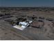 Aerial view of property and surrounding area at 901 E Jaybird St, Pahrump, NV 89048