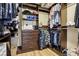 Organized walk-in closet with custom shelving, drawers, and ample storage space at 10381 Borah Park Cir, Las Vegas, NV 89178
