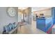 Inviting entryway with stylish decor leading to the modern kitchen and living areas at 1466 Fieldbrook St, Henderson, NV 89052