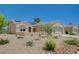Inviting single-story home featuring desert landscaping, a two-car garage, and well-maintained curb appeal at 1466 Fieldbrook St, Henderson, NV 89052