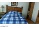 Bedroom featuring a bed and nightstand with lamp at 1707 Santa Paula Dr, Las Vegas, NV 89104