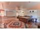 Bedroom featuring a home theater projection screen and hardwood floors at 1818 Waldman Ave, Las Vegas, NV 89102