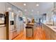 Open kitchen design with long granite countertops and stainless steel appliances at 1818 Waldman Ave, Las Vegas, NV 89102