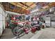 A well-organized garage with ample storage space, ideal for housing vehicles, equipment, and other belongings at 2088 Miner Way, Las Vegas, NV 89104
