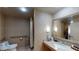 Neutral bathroom with toilet, towel rack, and vanity at 211 E Flamingo Rd # 202, Las Vegas, NV 89169