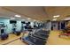 Modern gym featuring treadmills, elliptical machines, and free weights for residents at 211 E Flamingo Rd # 202, Las Vegas, NV 89169