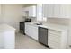 Modern kitchen featuring white cabinets and stainless steel appliances at 236 Pershing Dr, Las Vegas, NV 89107