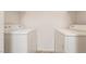 A well-lit laundry area with both a washing machine and dryer, for added convenience at 2615 W Gary Ave # 1053, Las Vegas, NV 89123