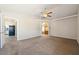 Large main bedroom has vaulted ceilings and adjoins to the main bathroom at 2950 Winchester Ave, Pahrump, NV 89048