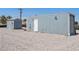 View of two backyard sheds, providing ample space for storage and hobbies at 2950 Winchester Ave, Pahrump, NV 89048