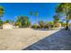 Large lot featuring a shed and ample space for outdoor activities at 7385 Severence Ln, Las Vegas, NV 89131