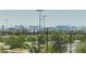 Distant city skyline view showcasing the vibrant cityscape with its unique architecture at 7705 Alder Forest St, Las Vegas, NV 89113