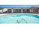Beautiful backyard with a pool and large patio, perfect for outdoor entertaining at 9728 Drumcannon Ave, Las Vegas, NV 89129