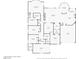 Detailed floor plan of a spacious home, highlighting the layout of bedrooms, living areas, and bathrooms at 10348 Hawks Wing St, Las Vegas, NV 89178