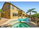 Relax in this backyard oasis, with a private pool, spa, and low maintenance landscaping at 1178 Yellow Orchid St, Henderson, NV 89002