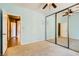Bright bedroom with closet and light blue walls at 1178 Yellow Orchid St, Henderson, NV 89002