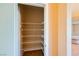 This pantry maximizes storage potential with multiple shelves and easy access to other rooms at 1178 Yellow Orchid St, Henderson, NV 89002