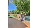 Backyard featuring a well-manicured landscape and privacy at 1461 Harmony Hill Dr, Henderson, NV 89014