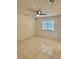 Bedroom with a ceiling fan, bright window, and neutral walls at 1461 Harmony Hill Dr, Henderson, NV 89014
