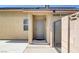 Inviting home front entrance with desert landscaping and gated entry at 1708 Anzio St, Las Vegas, NV 89108