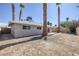 Desert backyard with plenty of space and rear house view at 2005 Jansen Ave, Las Vegas, NV 89101
