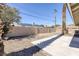 Large backyard featuring privacy wall and patio space for entertainment at 2005 Jansen Ave, Las Vegas, NV 89101