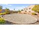 Landscaped backyard area featuring low shrubbery and crushed gravel, ideal for creating an outdoor oasis at 262 Cielito Lindo St, Henderson, NV 89012